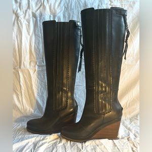 New Ariat Black Leather Dress Boots